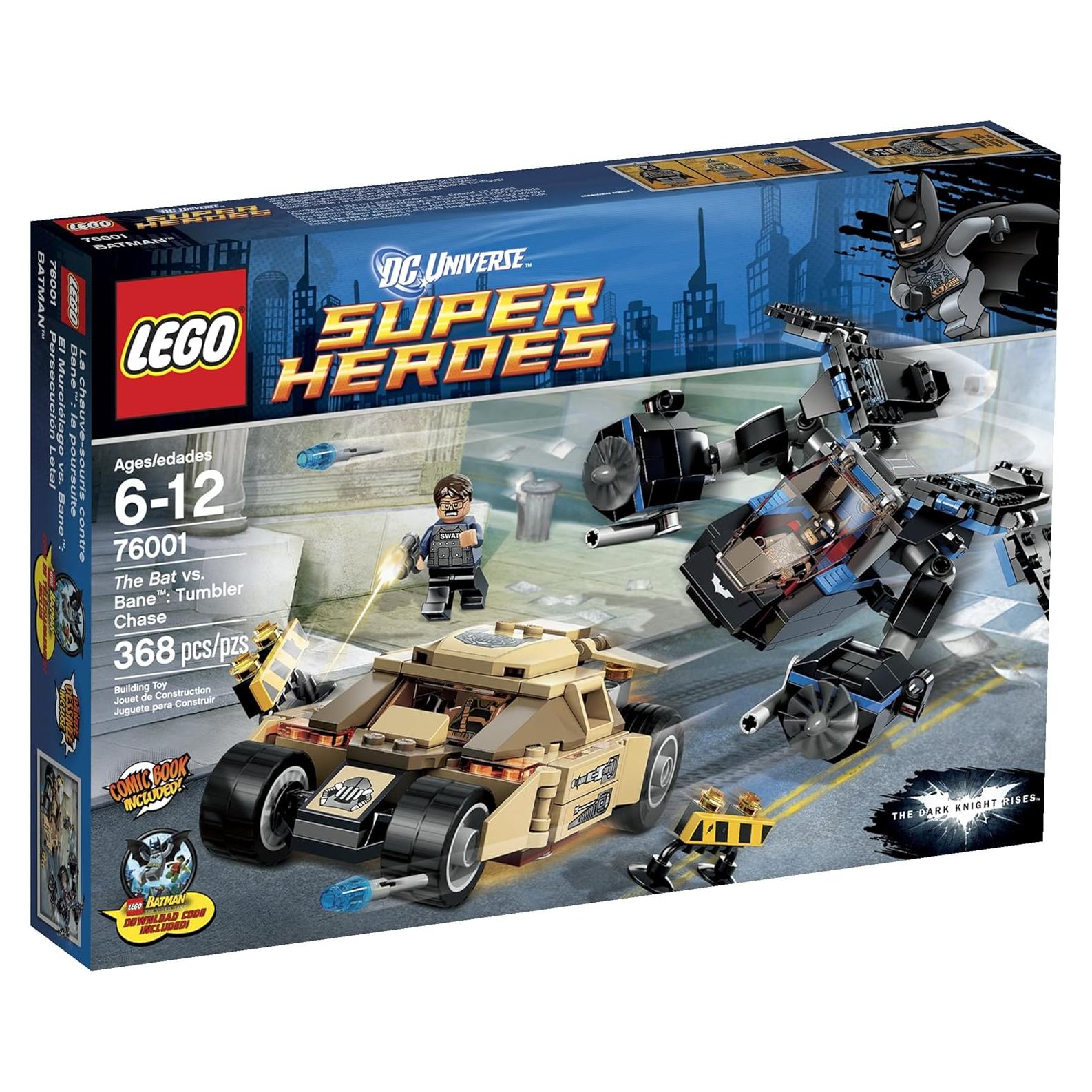 LEGO Superhéroes Persecución Tumbler 76002 con 3 minifiguras