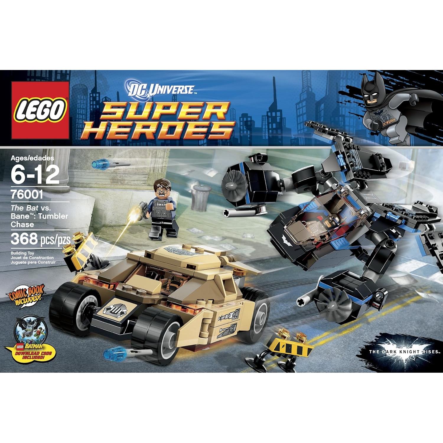 LEGO Superhéroes Persecución Tumbler 76002 con 3 minifiguras