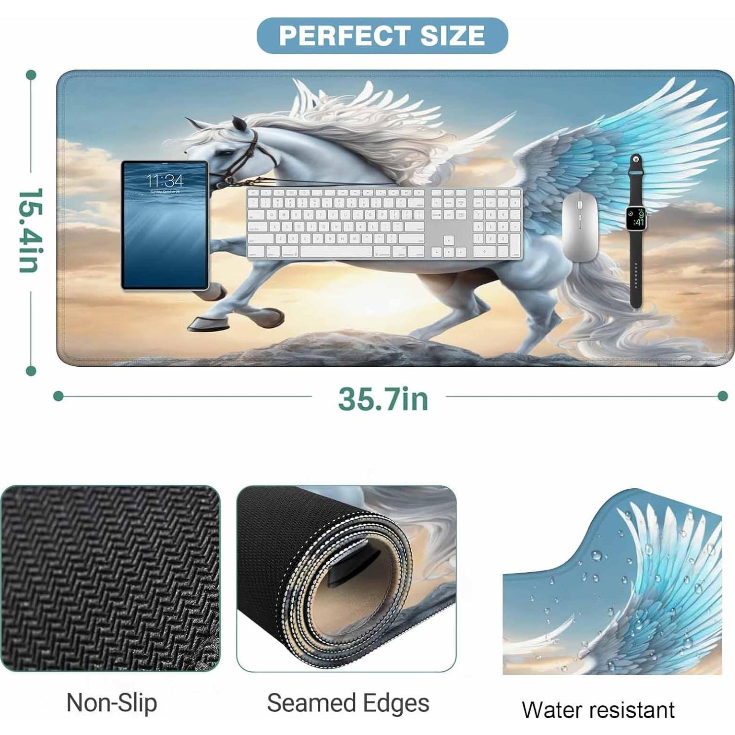 Alfombrilla de Ratón Grande Y YIHANGBEST 900x400mm Antideslizante