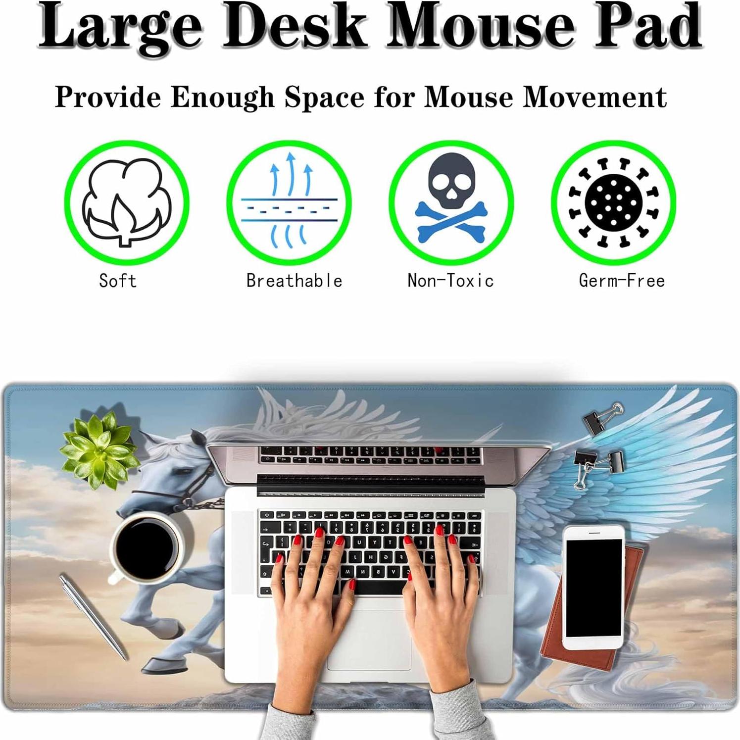 Alfombrilla de Ratón Grande Y YIHANGBEST 900x400mm Antideslizante