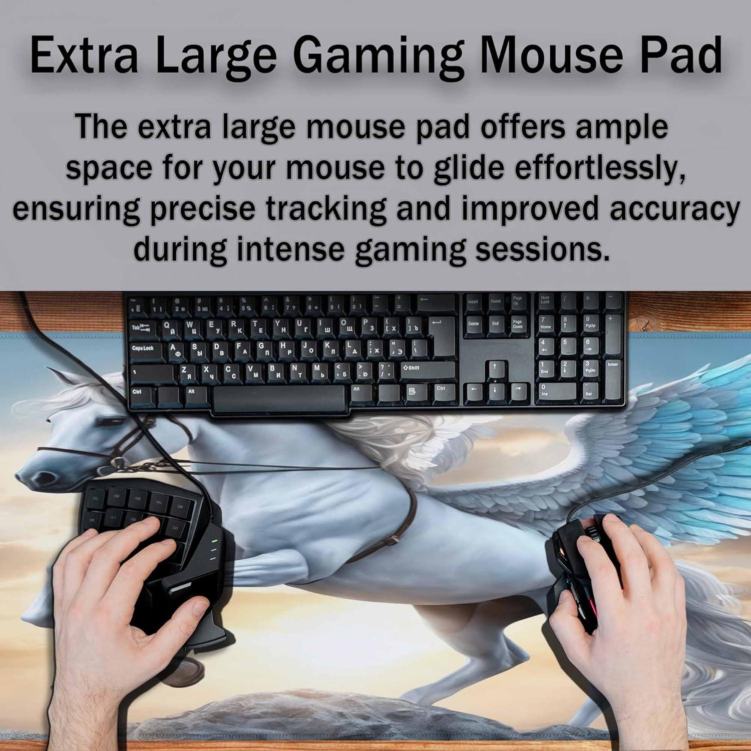 Alfombrilla de Ratón Grande Y YIHANGBEST 900x400mm Antideslizante