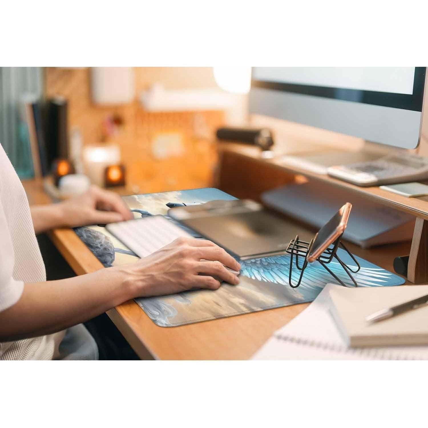 Alfombrilla de Ratón Grande Y YIHANGBEST 900x400mm Antideslizante