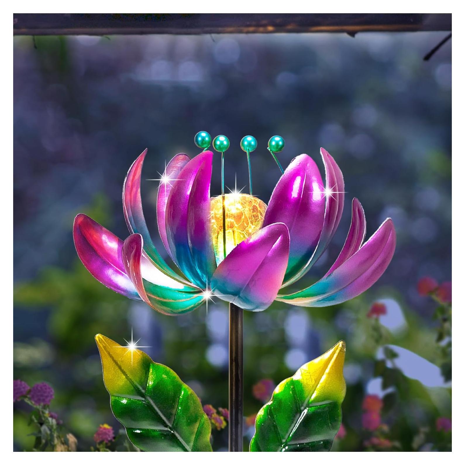 Luces Solares Huaxu Molino de Viento Jardín 90.2 cm LED