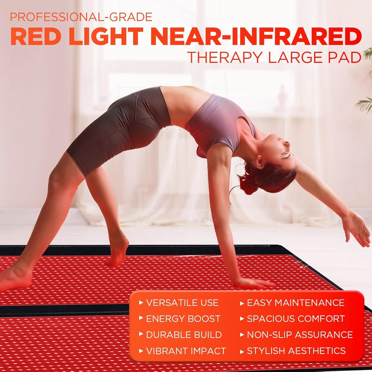 Almohadilla de Luz Roja ADVARAYS 2560 LEDs 180x79cm