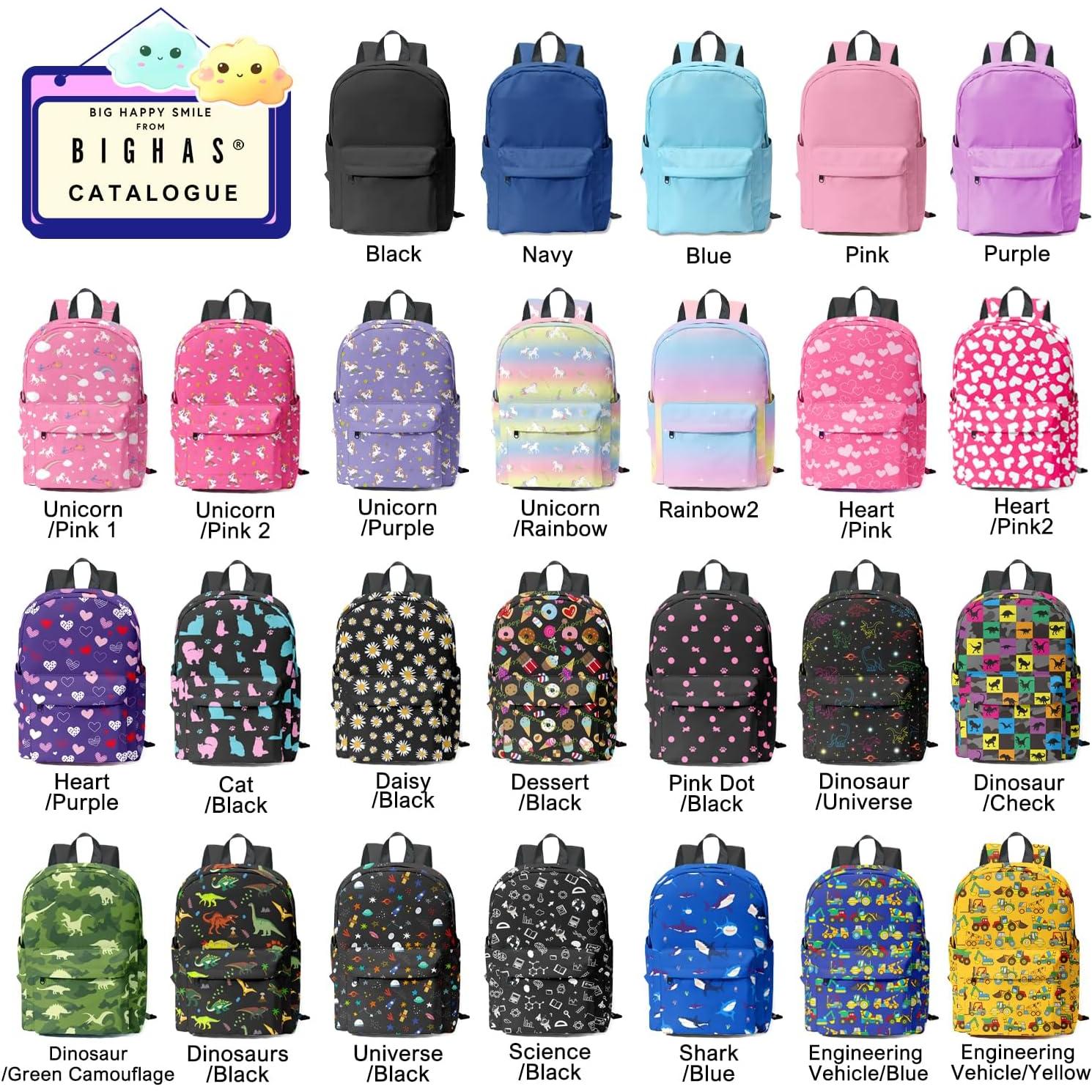 Mochila Ligera Escolar Niños 3-14 Años Negro 14L