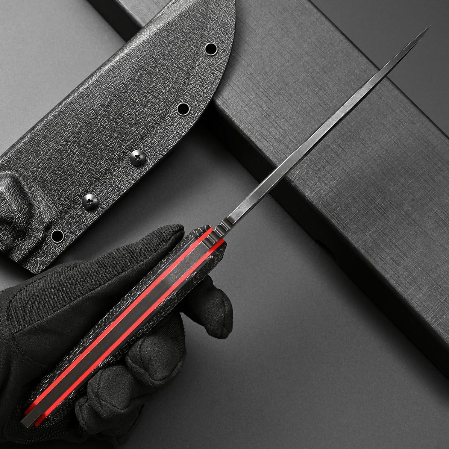 Cuchillo Fijo Eafengrow EF150 Acero Sleipner Mango Micarta