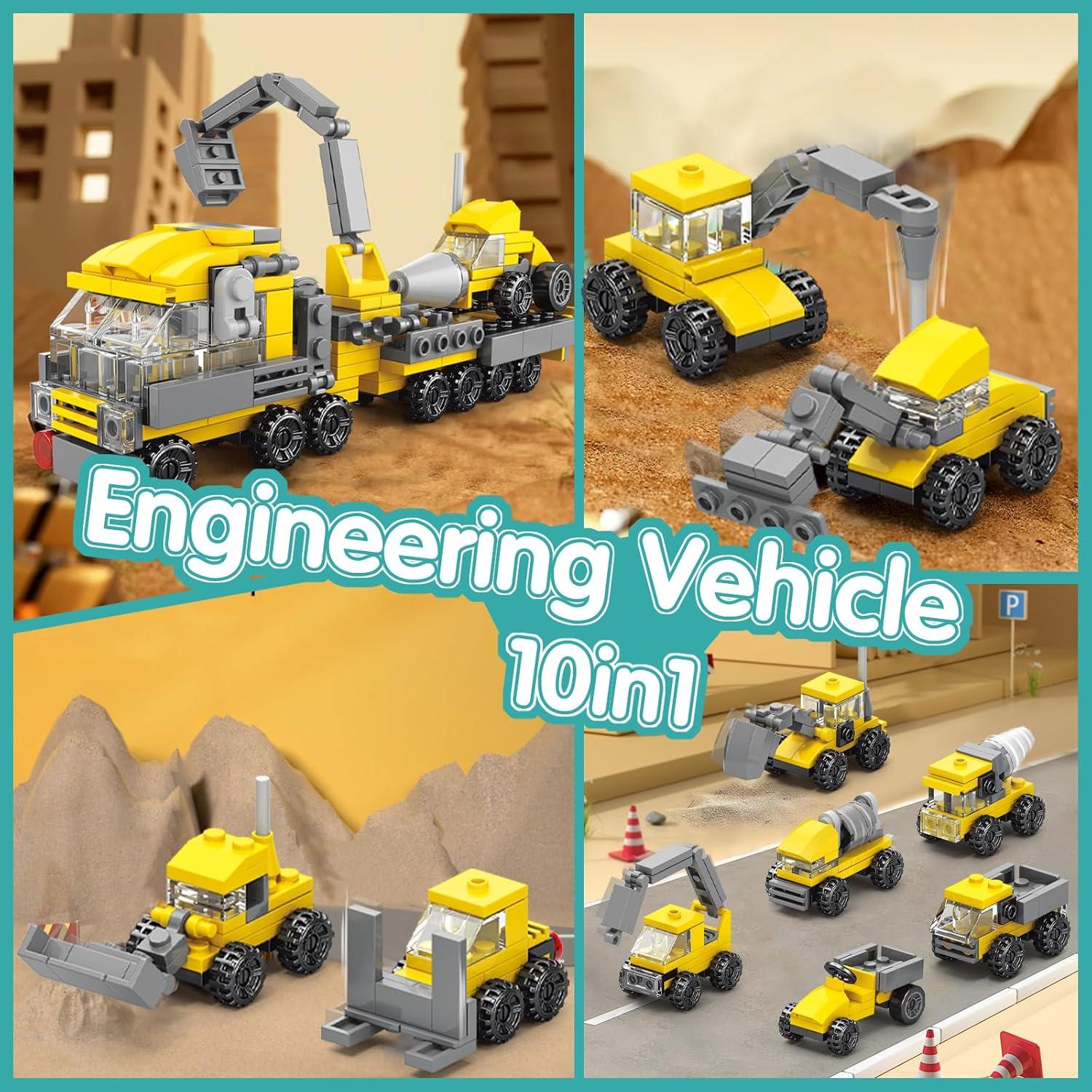 Sawaruita 30 Pack Mini Coches de Construcción para Niños