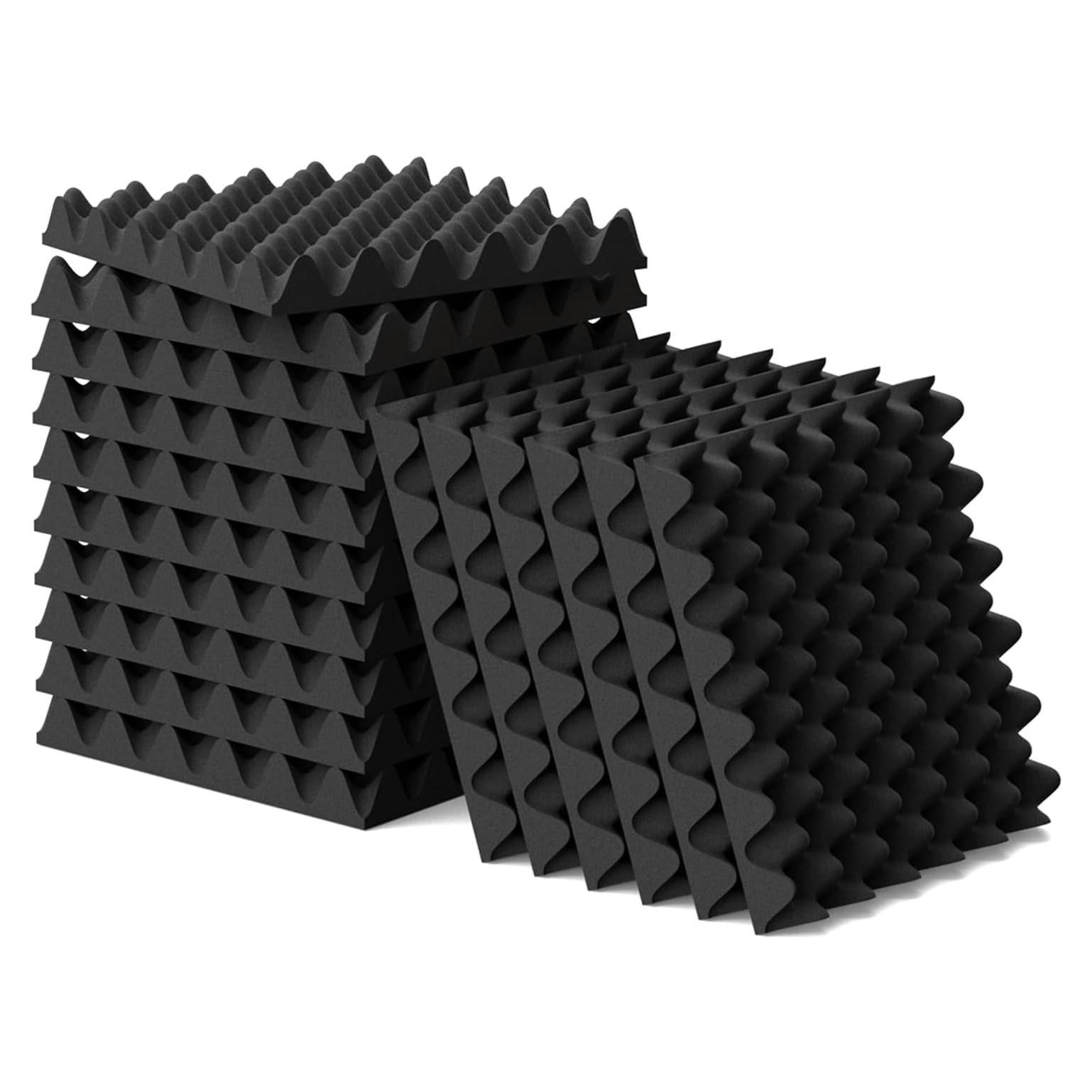 Paquete de 6 Paneles Acústicos Espuma de Huevo WVOVW 1.5"