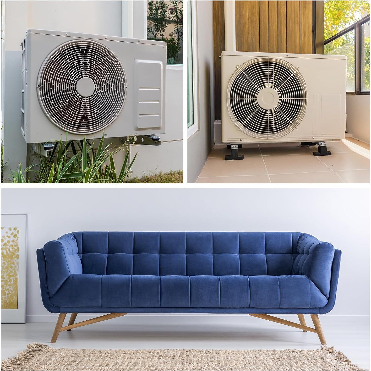 Espaciador de Goma Antivibración PATIKIL 80 mm OD 4 Pcs