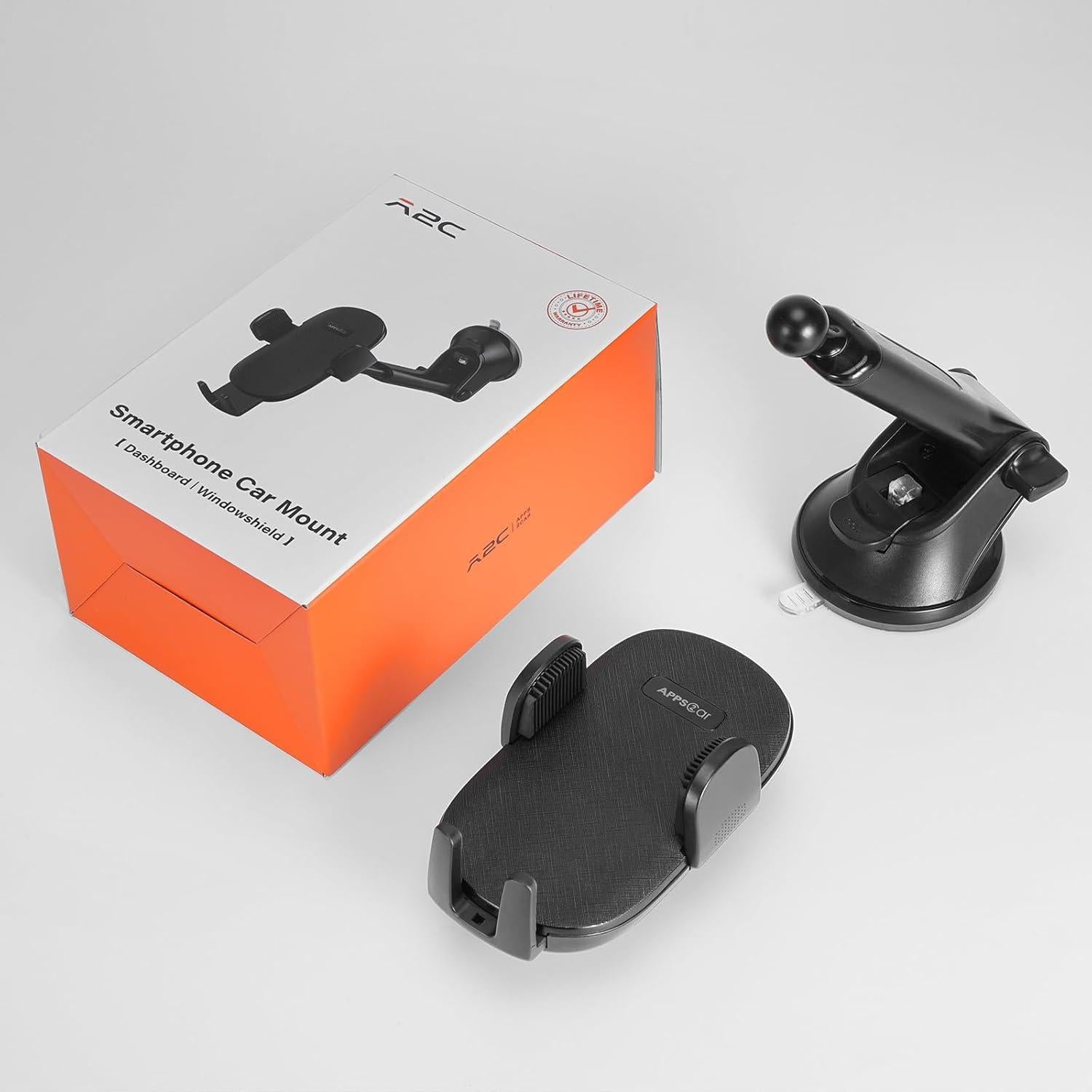 Soporte para Teléfono de Auto APPS2Car Negro 3 en 1