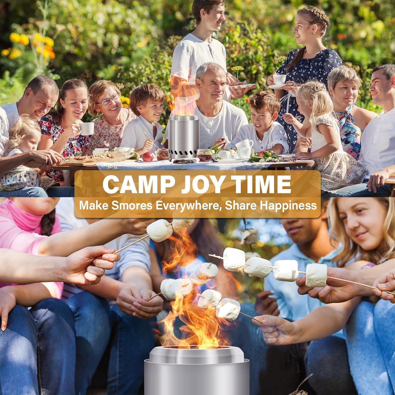 Fogón de Mesa HGD Sin Humo 20 cm Acero Inoxidable Plata