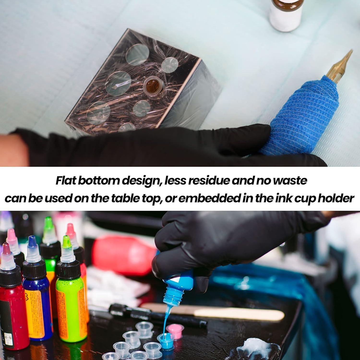 Tazas de Tinta para Tatuajes Inartato 600pcs Pequeñas