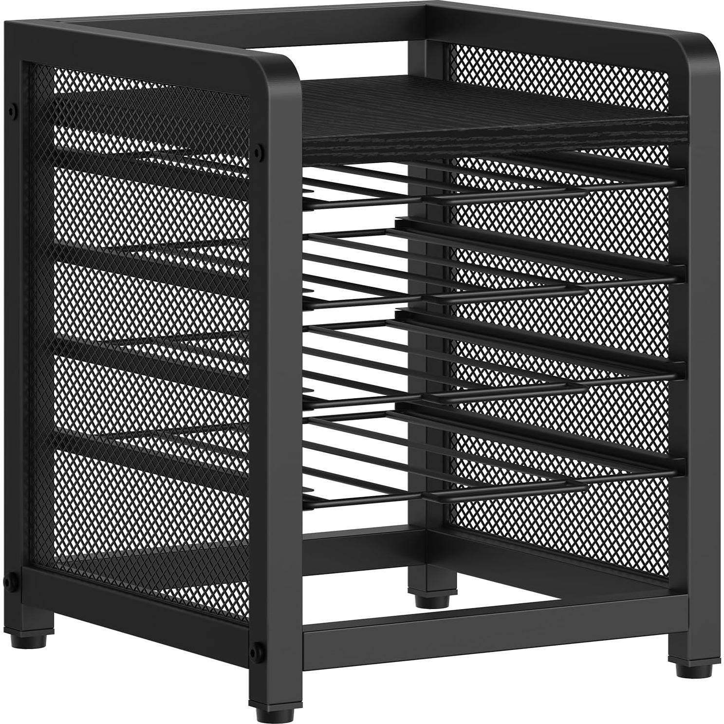 Soporte Organizador de Cápsulas de Café YATINEY 4 Niveles Negro