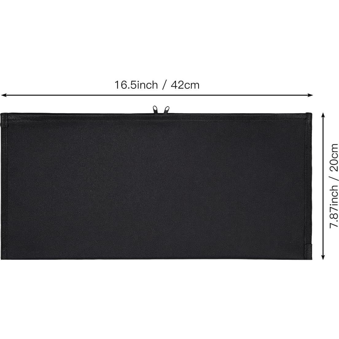 Funda Antipolvo para Teclado 60%-80% CASEDAO Negra 42x20cm