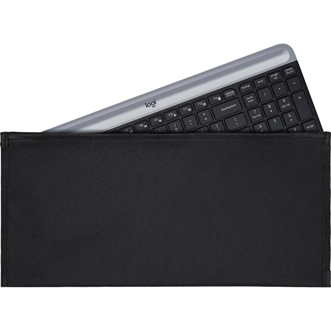 Funda Antipolvo para Teclado 60%-80% CASEDAO Negra 42x20cm