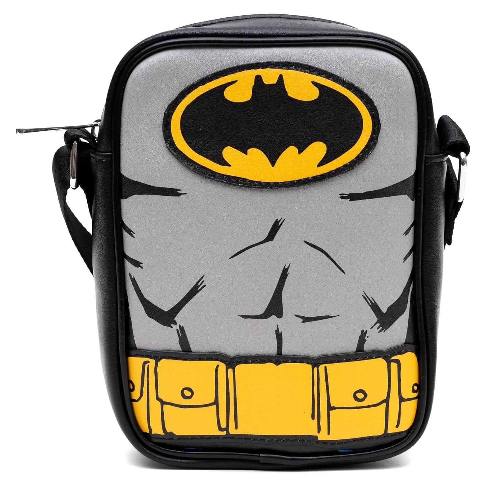 Bolso Cruzado de Cuero Vegano Batman DC Comics 27x16x5cm