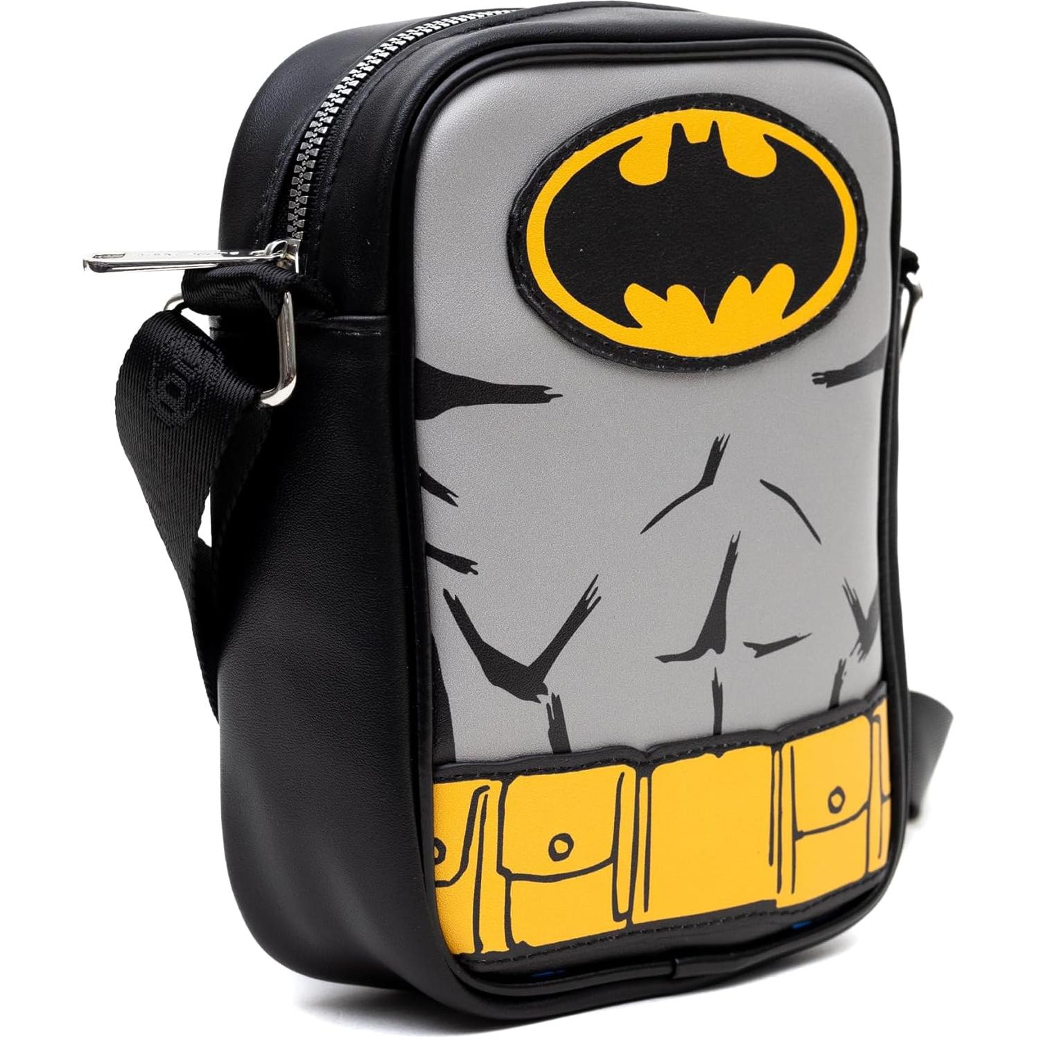 Bolso Cruzado de Cuero Vegano Batman DC Comics 27x16x5cm
