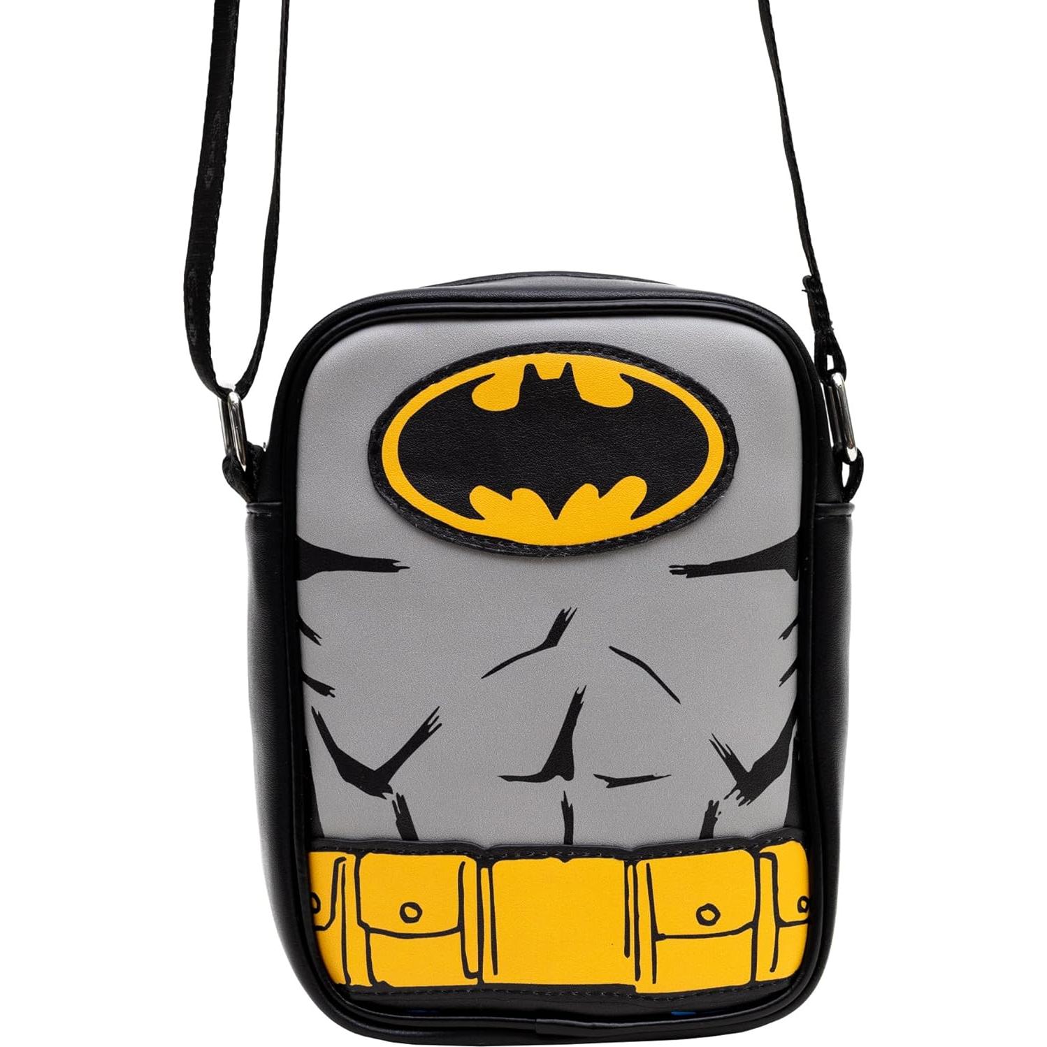 Bolso Cruzado de Cuero Vegano Batman DC Comics 27x16x5cm