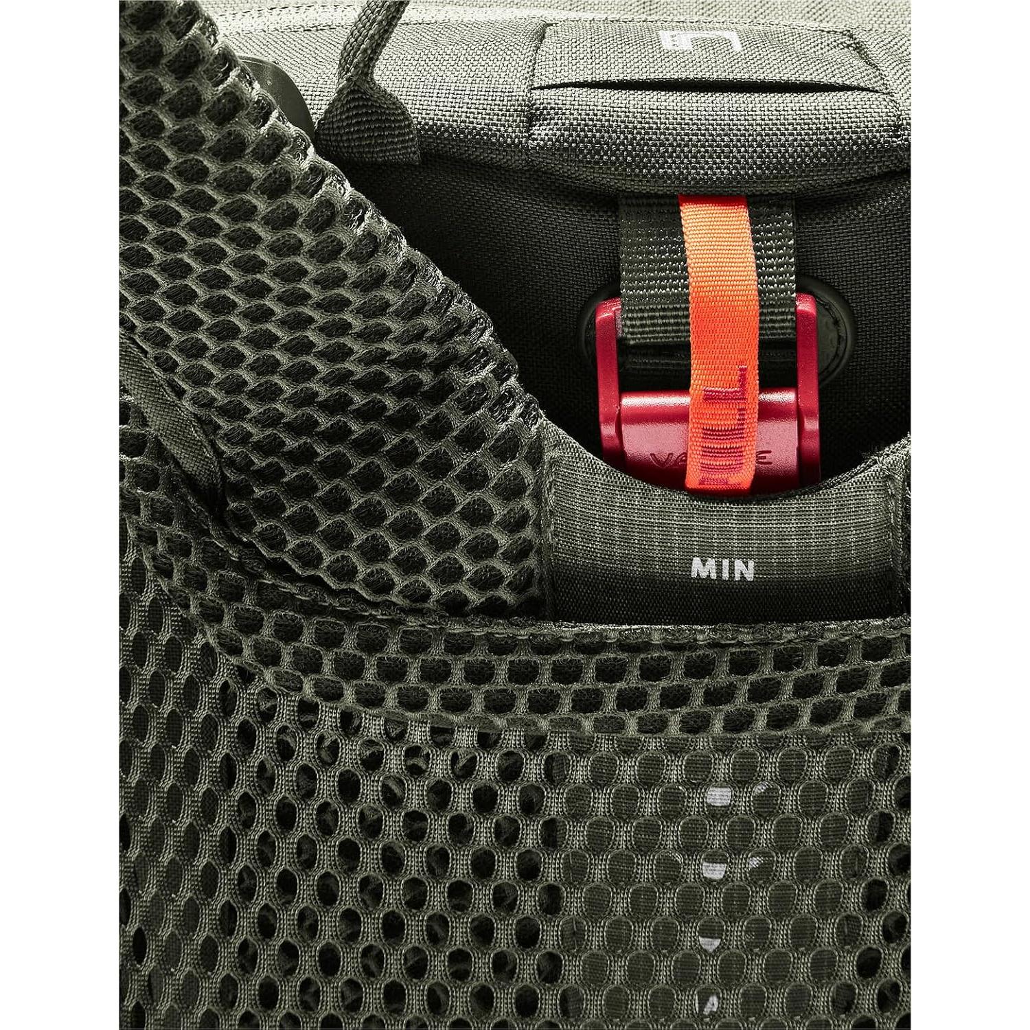 Mochila Vaude 28L Unisex Caqui con Sistema de Hidratación