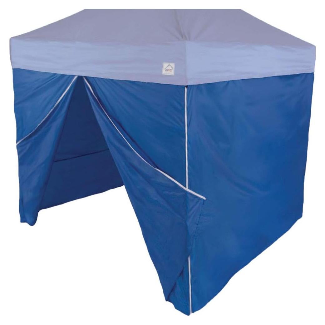 Paredes de Carpa Impact Canopy 10x10 m Azul - 1 Sólida y 1 con Cremallera