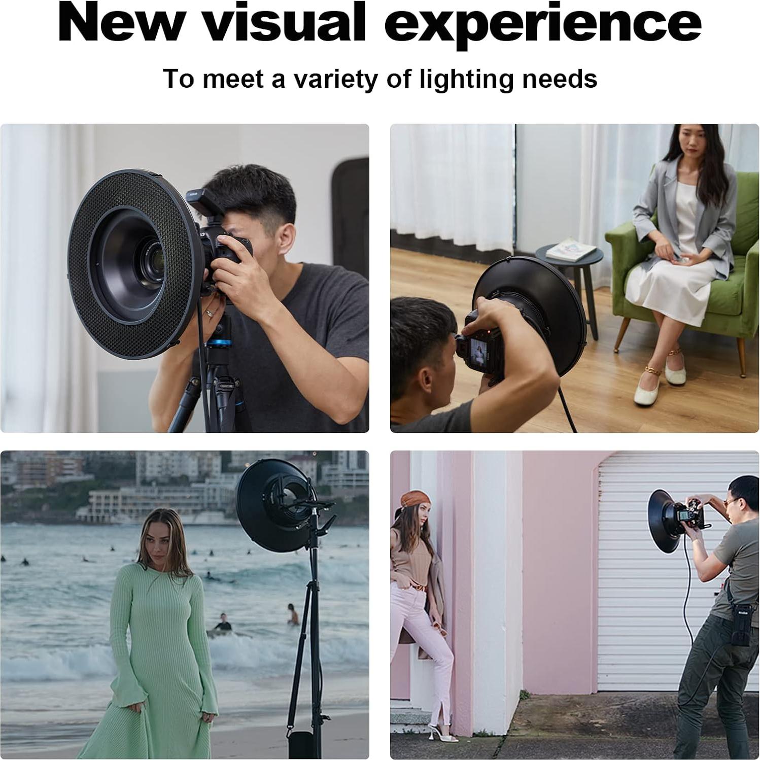 Rejilla de Panal Godox R200-RHC20 20° para Reflector RFT-25S