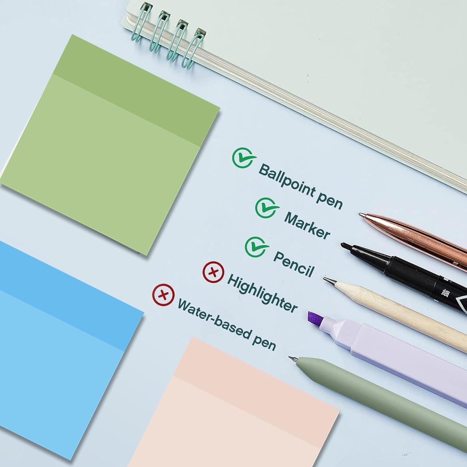 Kit de Anotación Jutom 38 Pcs con Marcadores y Notas Adhesivas