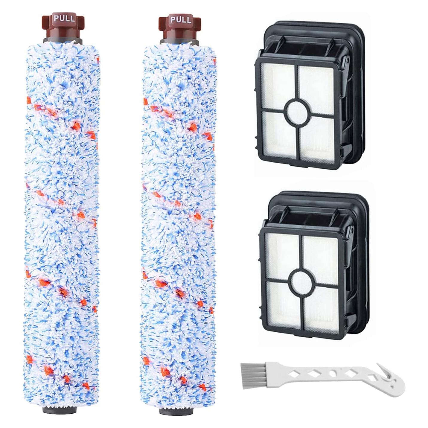 Repuestos Smilyan para Limpiador Bissell CrossWave 2 Rodillos + 2 Filtros