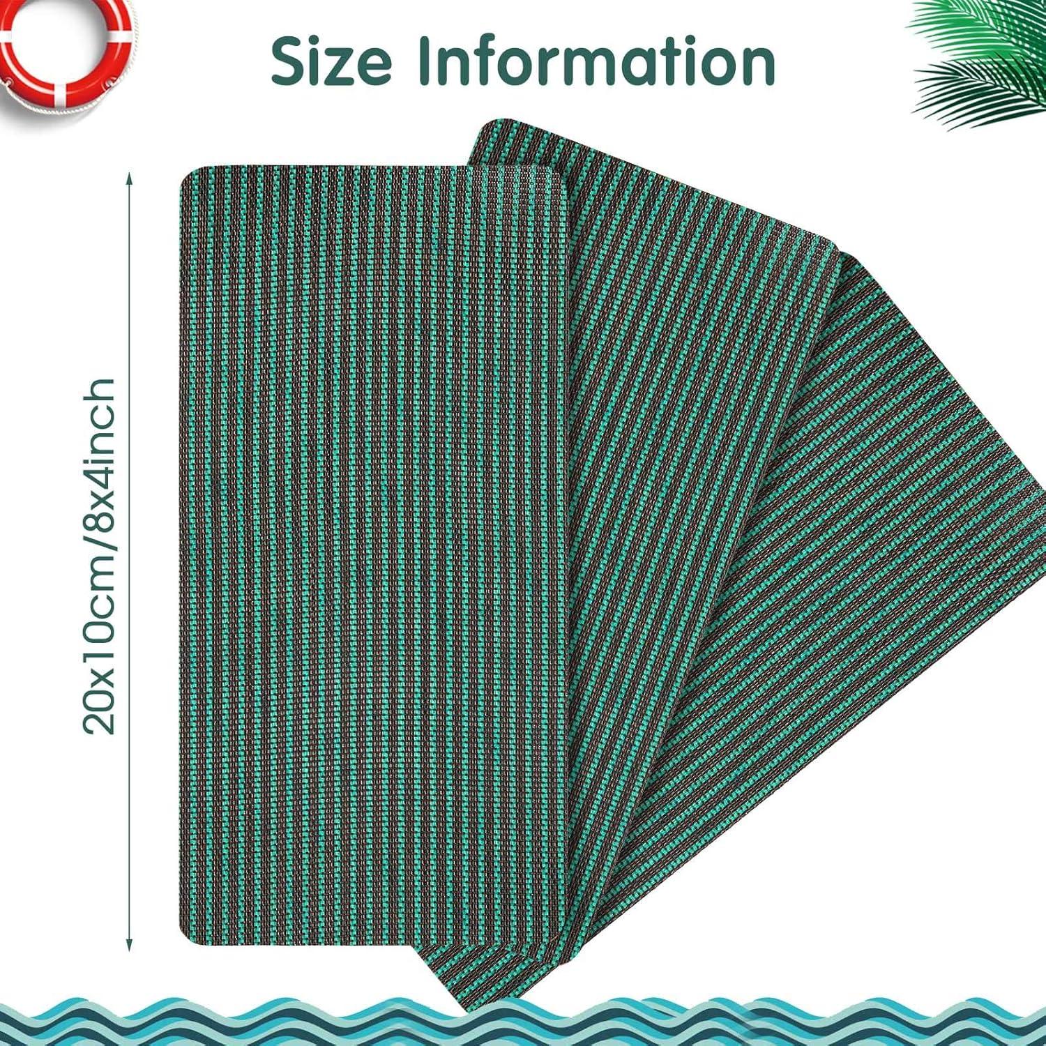 Kit de Parche Autoadhesivo Honoson para Cubierta de Piscina 6 Piezas 10x20cm