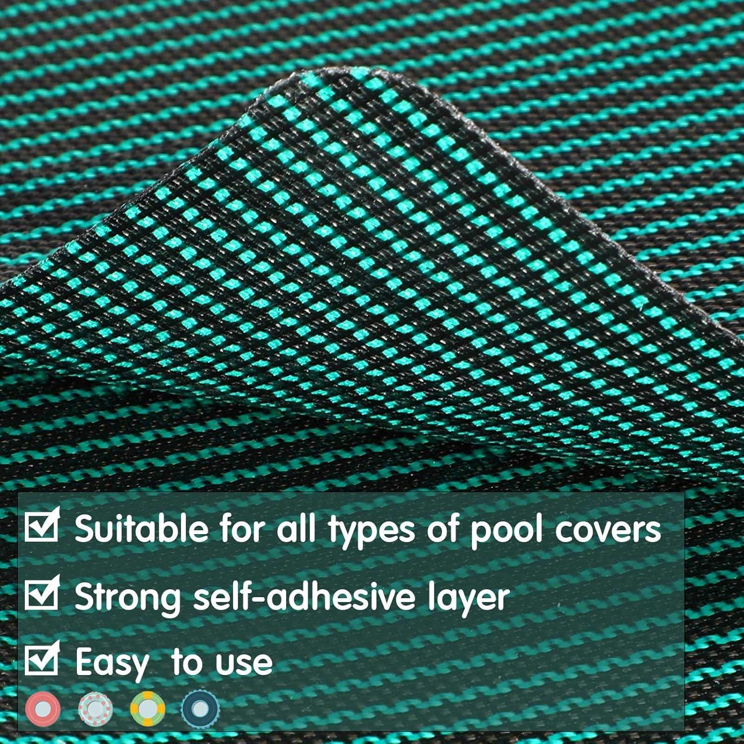 Kit de Parche Autoadhesivo Honoson para Cubierta de Piscina 6 Piezas 10x20cm