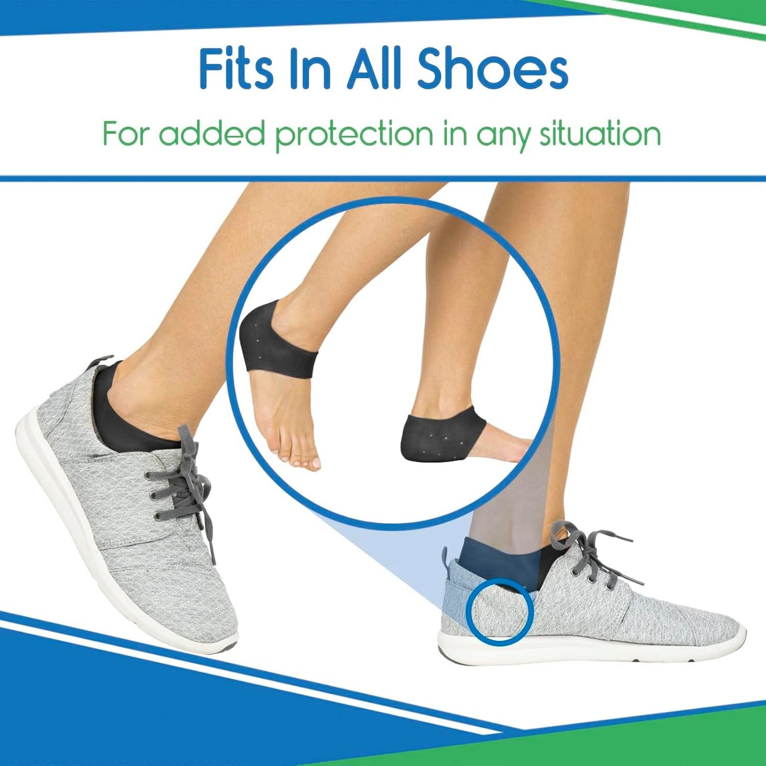 Protectores de Talón de Silicona ViveSole - 2 Pares Gel