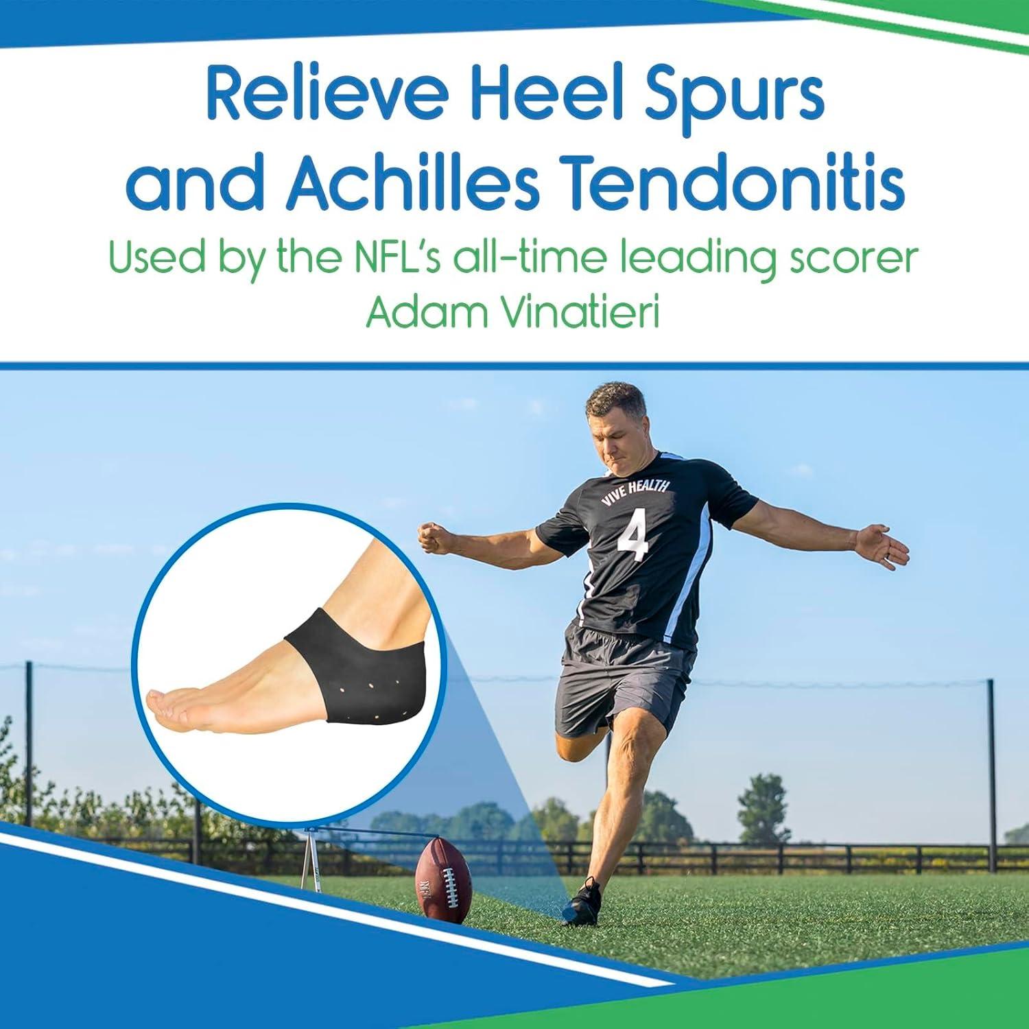 Protectores de Talón de Silicona ViveSole - 2 Pares Gel