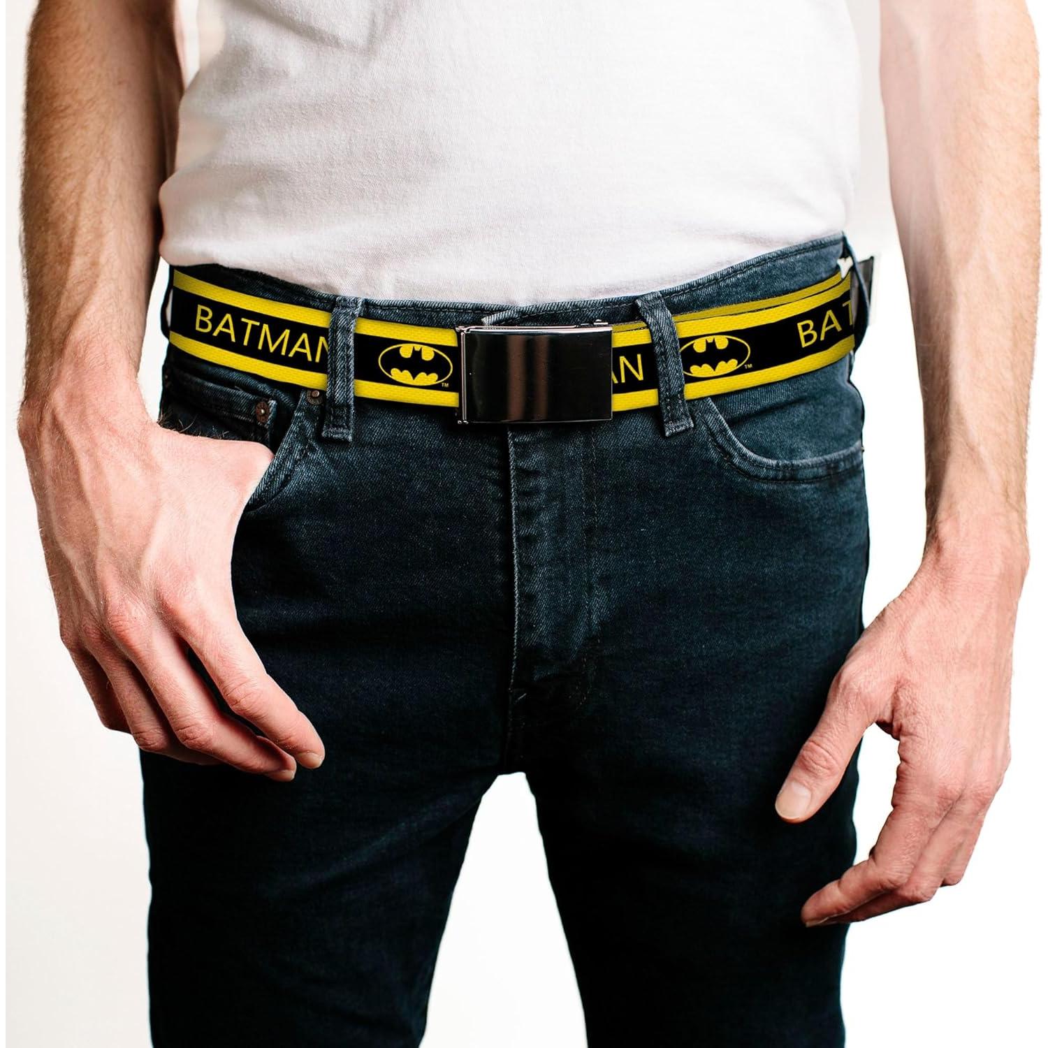 Cinturón Web Unisex Buckle-Down Batman 2,54 cm Ancho