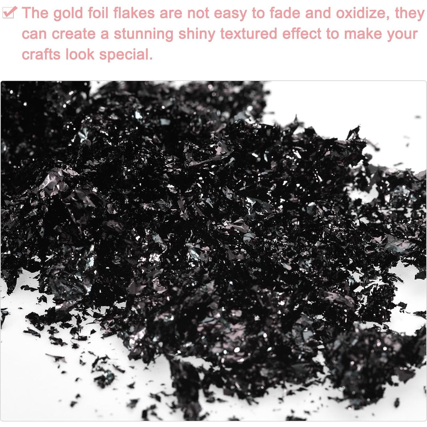 Escamas de Hoja de Oro uxcell 3g para Manualidades y Uñas