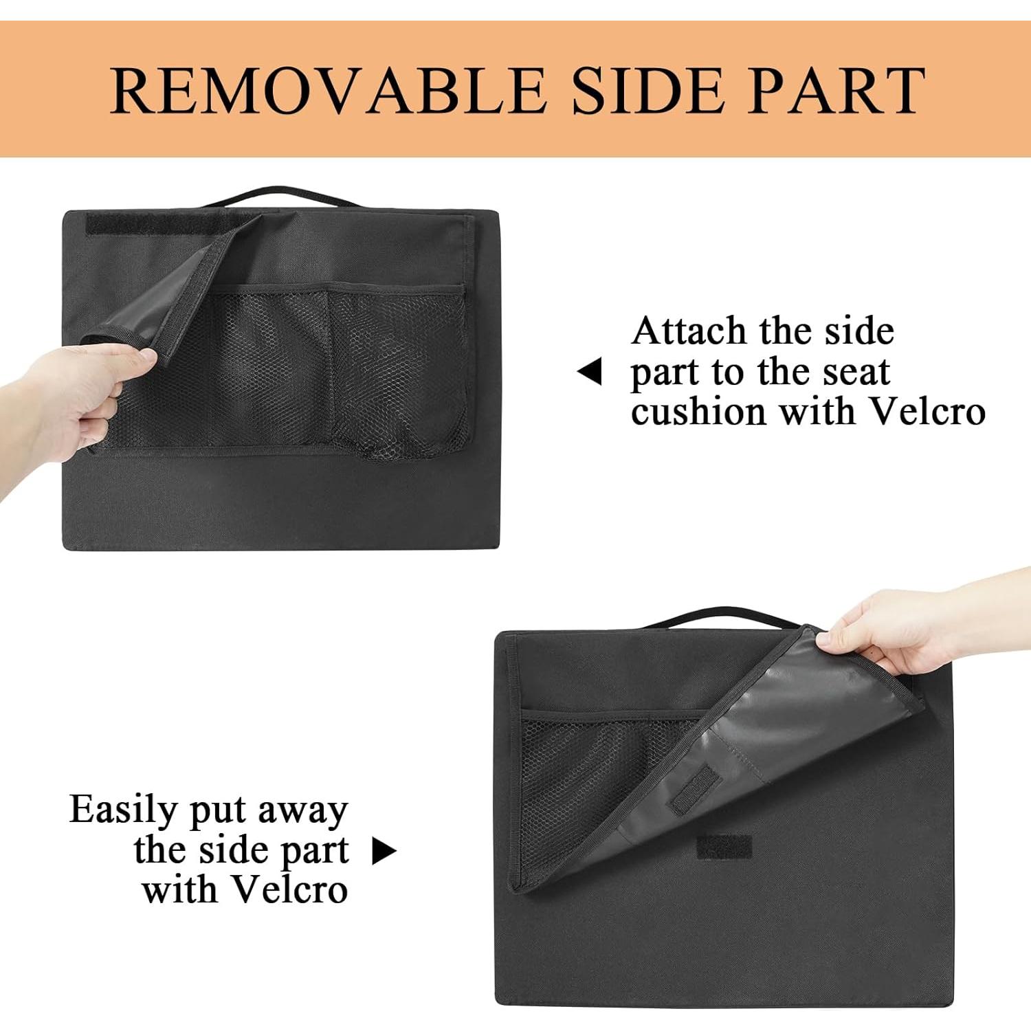 Cojín de Asiento para Estadio CTWWFS Negro 42x34x3.8cm