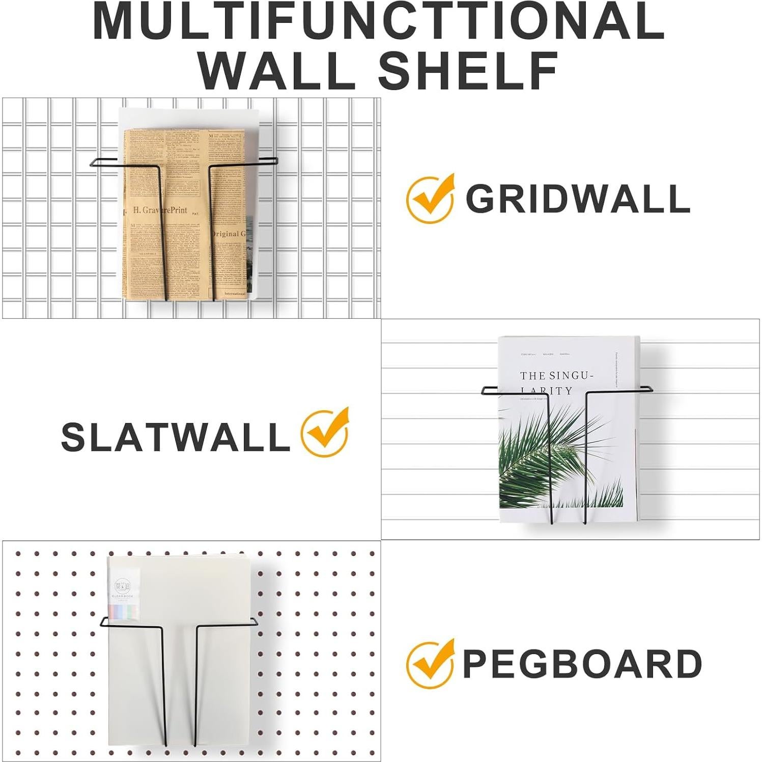 Estante de Alambre Expandible MorningRo Negro para Literatura