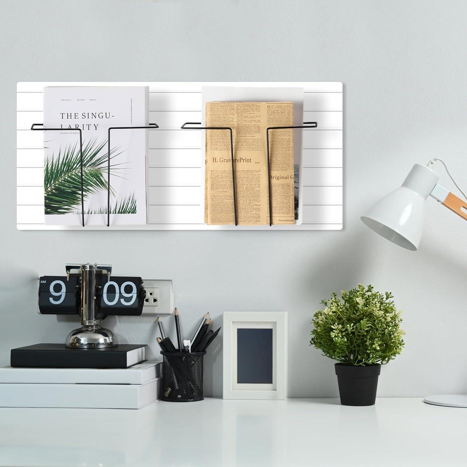 Estante de Alambre Expandible MorningRo Negro para Literatura