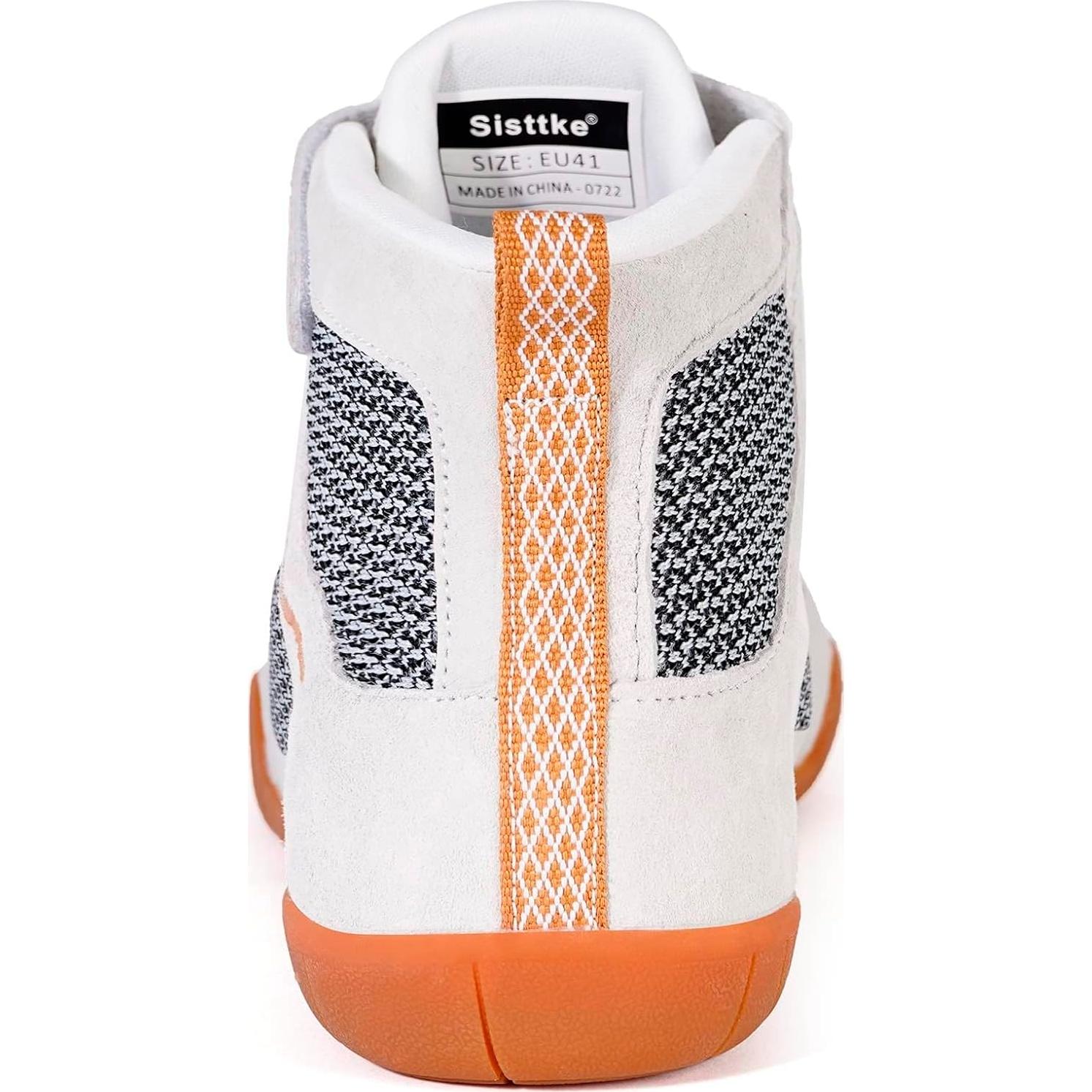 Zapatos de Lucha para Hombres Zapatillas de Boxeo Beige 7 Ancho