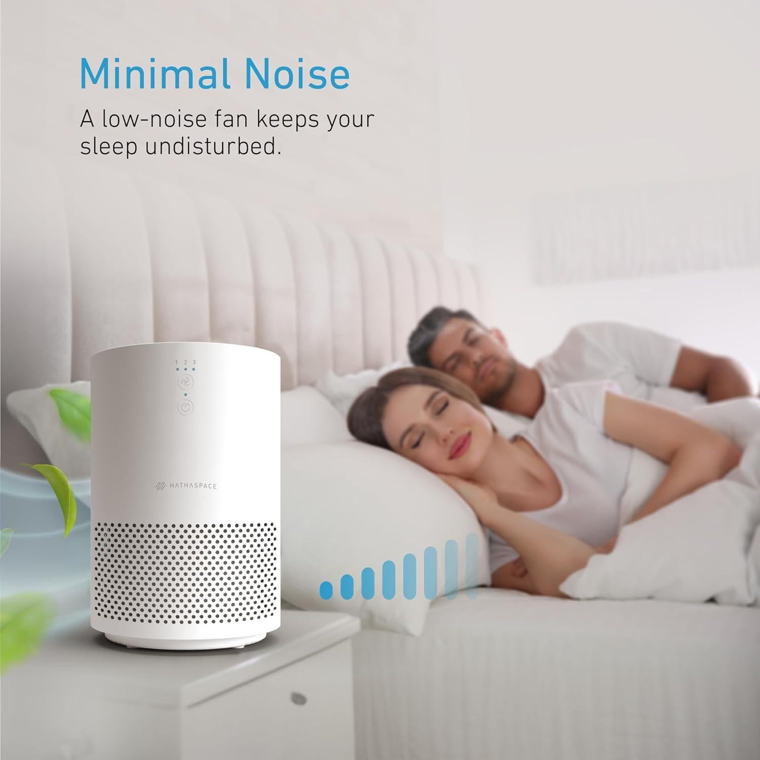 Purificador de Aire HATHASPACE HSE200 HEPA 99.9% Silencioso