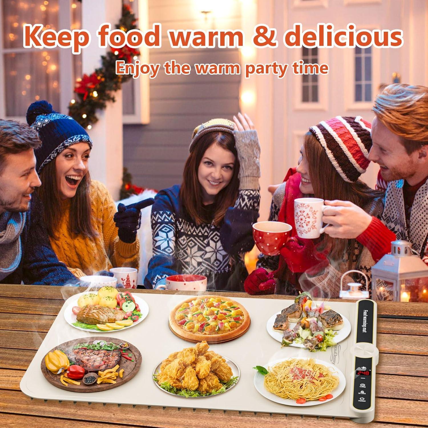 Alfombrilla Calentadora Eléctrica YoouDamy Beige XL 58x38cm