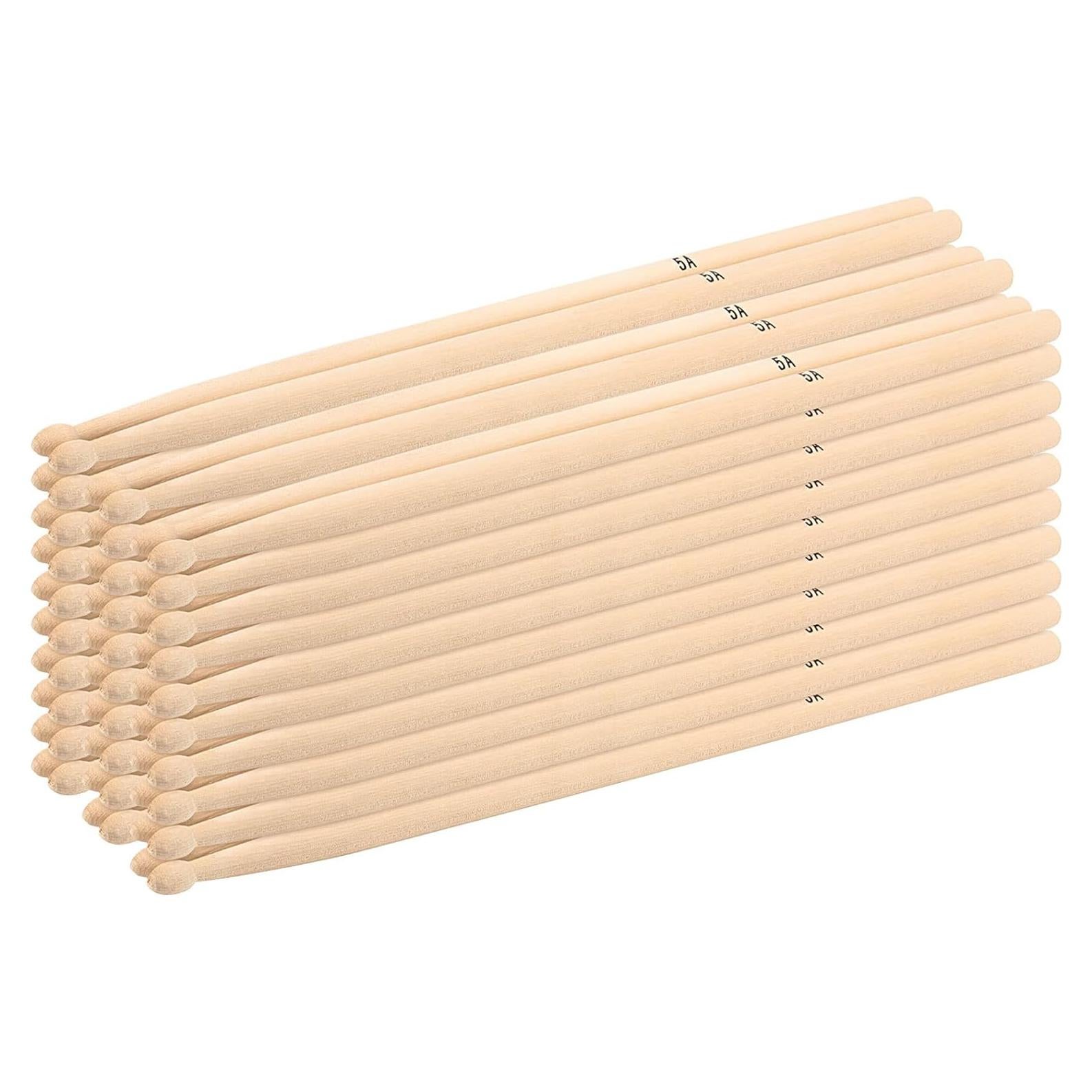 30 Palos de Tambor 5A MAHIONG de Madera de Arce 40,6 cm