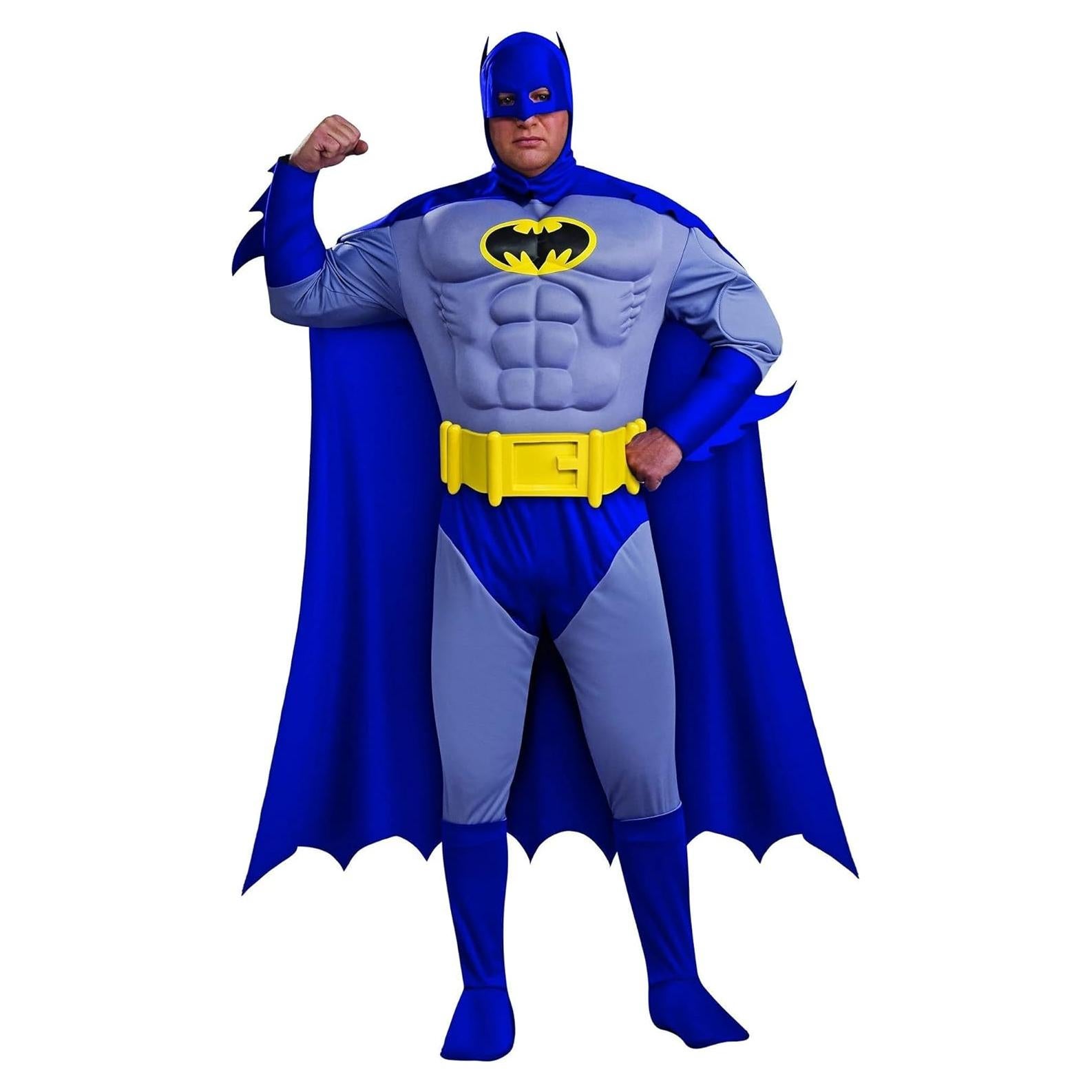 Disfraz de Batman Adulto Rubie's Talla Grande Azul Musculoso