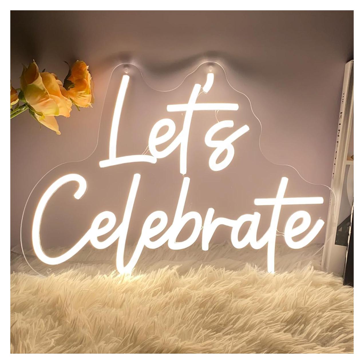 Letrero de Neón LED Personalizado ZPLNOSIN 40x28.6cm Blanco Cálido