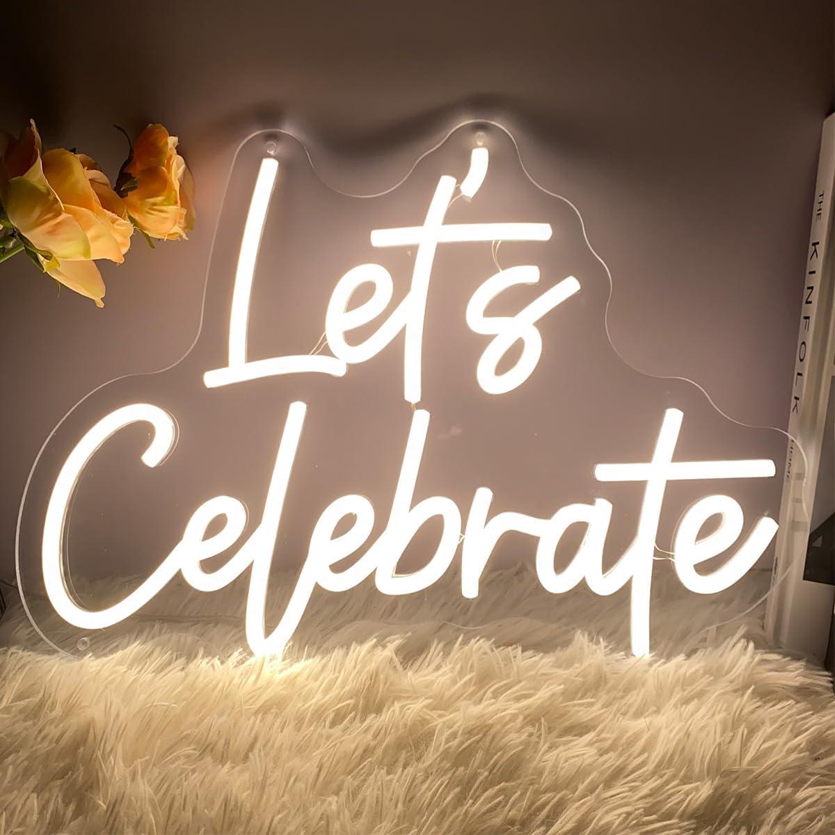 Letrero de Neón LED Personalizado ZPLNOSIN 40x28.6cm Blanco Cálido