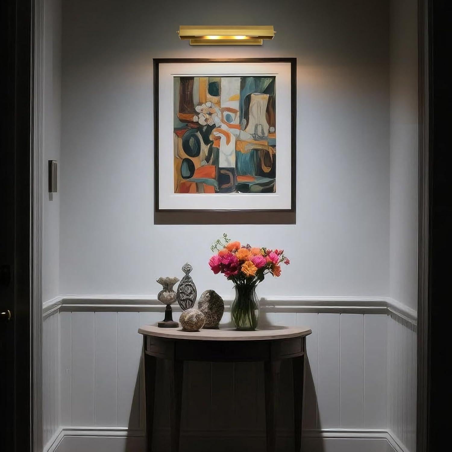 Luz de Imagen Regulable Joyunleo 45.72 cm Latón Oro