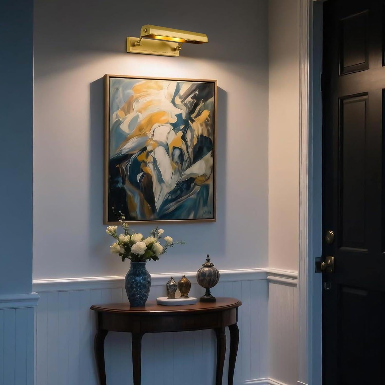 Luz de Imagen Regulable Joyunleo 45.72 cm Latón Oro