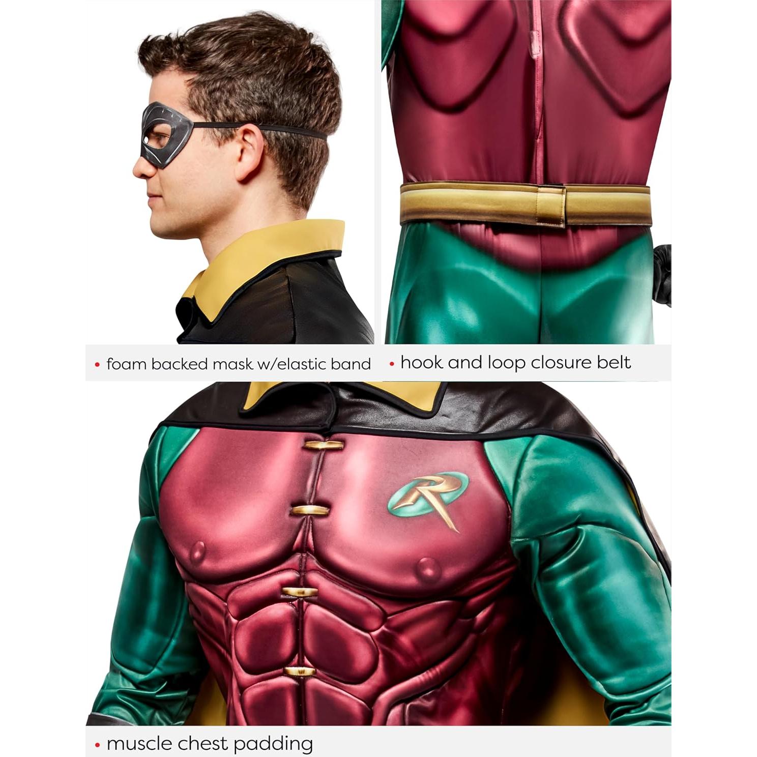 Disfraz Deluxe Robin Batman Forever Rubies Hombre XL