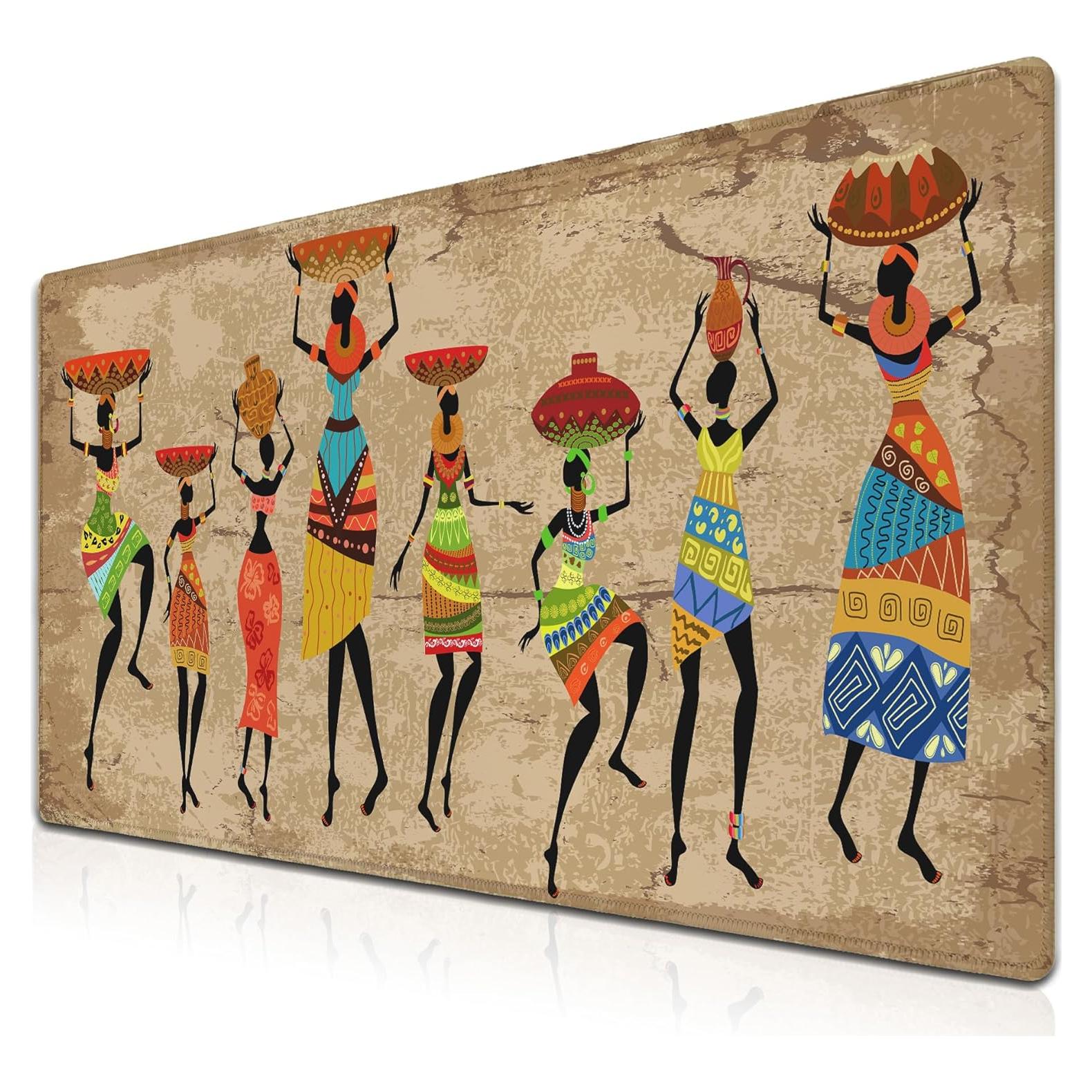 Alfombrilla de Ratón Grande Samgula Mujer Africana 900x400mm