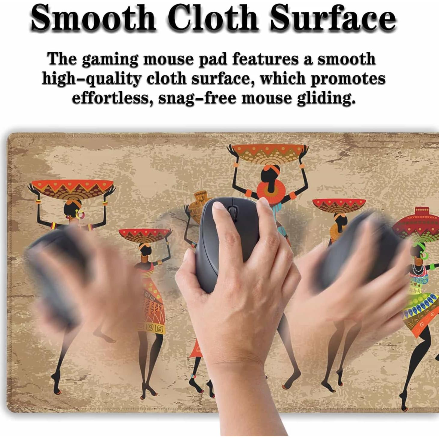 Alfombrilla de Ratón Grande Samgula Mujer Africana 900x400mm