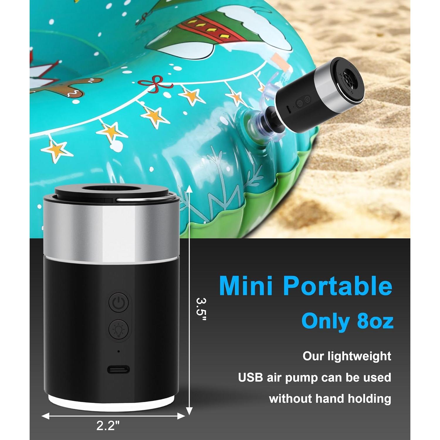 Bomba de Aire Eléctrica LIBERRWAY H-937 Portátil 450L/min