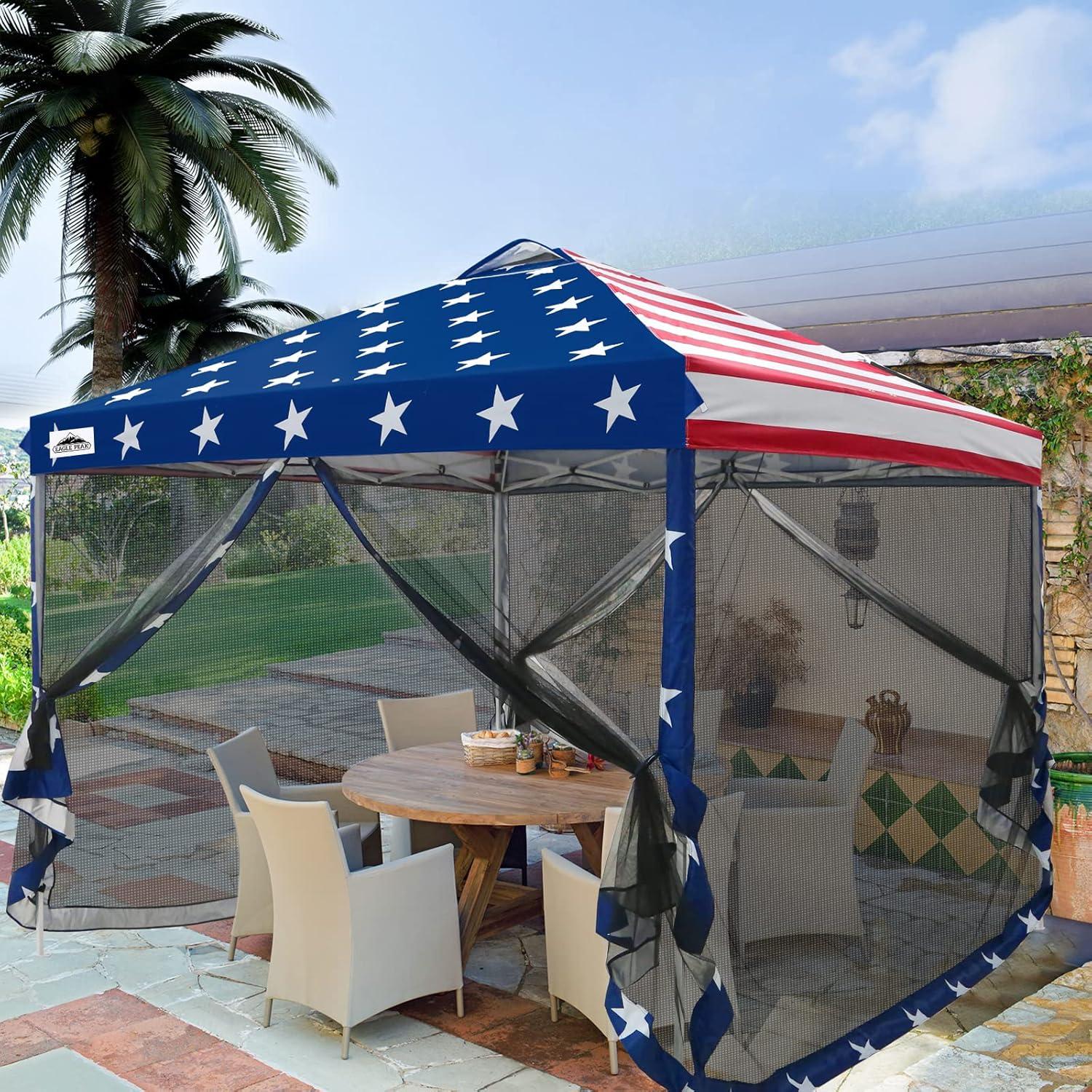 Carpa Pop Up EAGLE PEAK 3x3m con Paredes de Malla